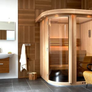 Cabine sauna Espace vision