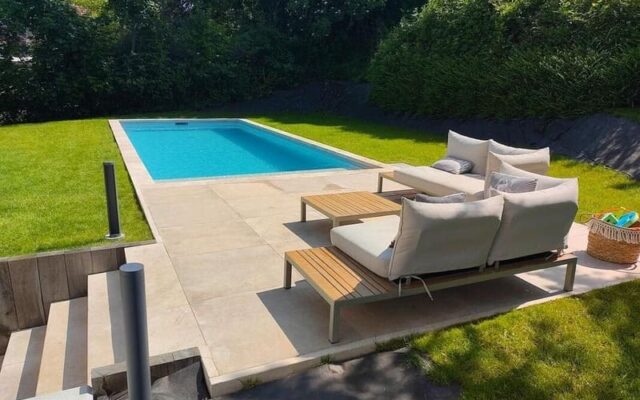 Construction d&rsquo;une piscine 3,5×9 mètres